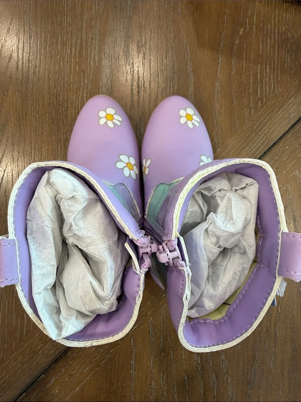 Kids' Lavender Daisy Bluey Character Ankle Boots